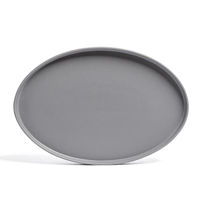 over&back Stackable Oval Hand-Finished Stoneware Serving Platter Semi-Matte