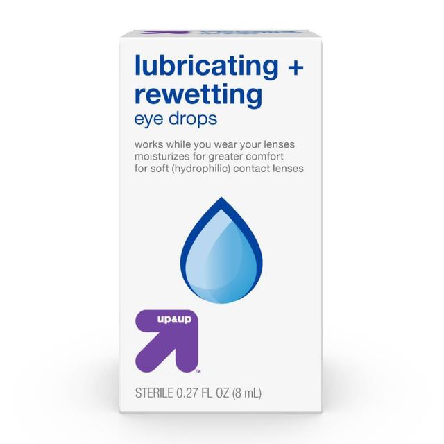 Lubricating and Rewetting Eye Drops .27oz - up&up