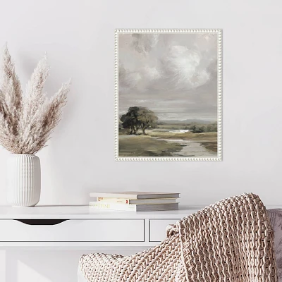 Amanti Art 16x20 French Countryside by Danhui Nai Framed Canvas Wall Art Print: Polystyrene Frame, Nature Scene