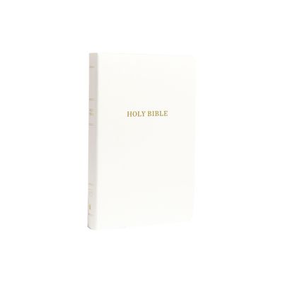 KJV, Gift and Award Bible, Imitation Leather, White, Red Letter Edition - by Thomas Nelson (Paperback)