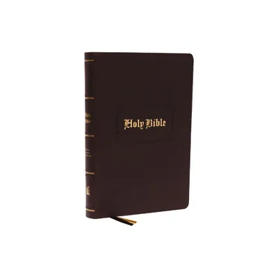 KJV Holy Bible: Large Print with 53,000 Center-Column Cross References, Brown Leathersoft, Red Letter, Comfort Print: King James Version