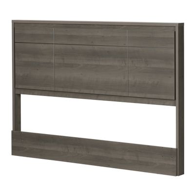 Gravity Headboard - Queen - Gray Maple - South Shore