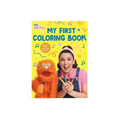 My First Coloring Book - by Ms. Rachel (Paperback)