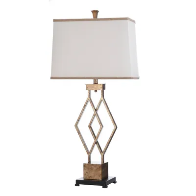 Table Lamp Vintage Gold Finish - StyleCraft
