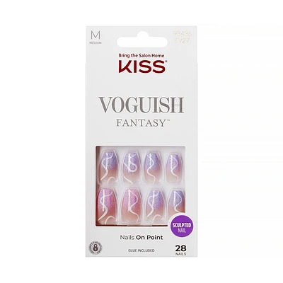 KISS Products Voguish Fantasy Fake Nails - See U Latte - 31ct