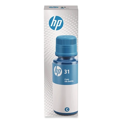 HP 31 70ml Cyan Bottled Ink Cartridge