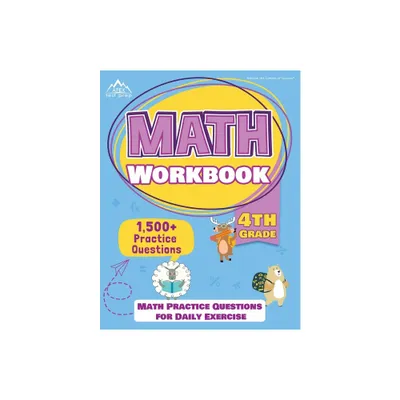 4th Grade Math Workbook - by Apex Test Prep (Paperback)