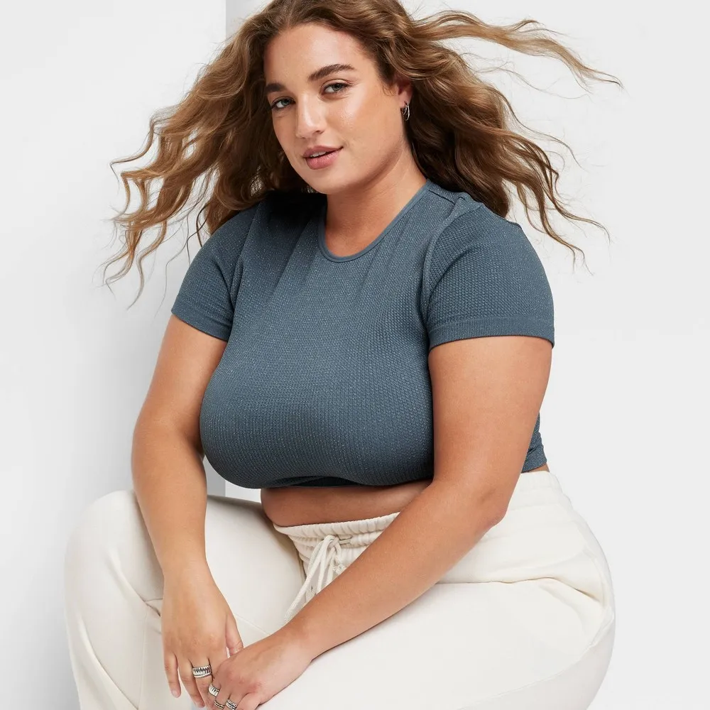 target waffle knit shirt