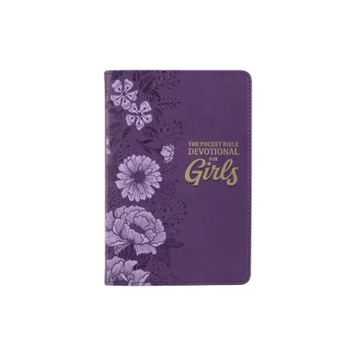 Pocket Bible Devotional for Girls Faux Leather - (Leather Bound)