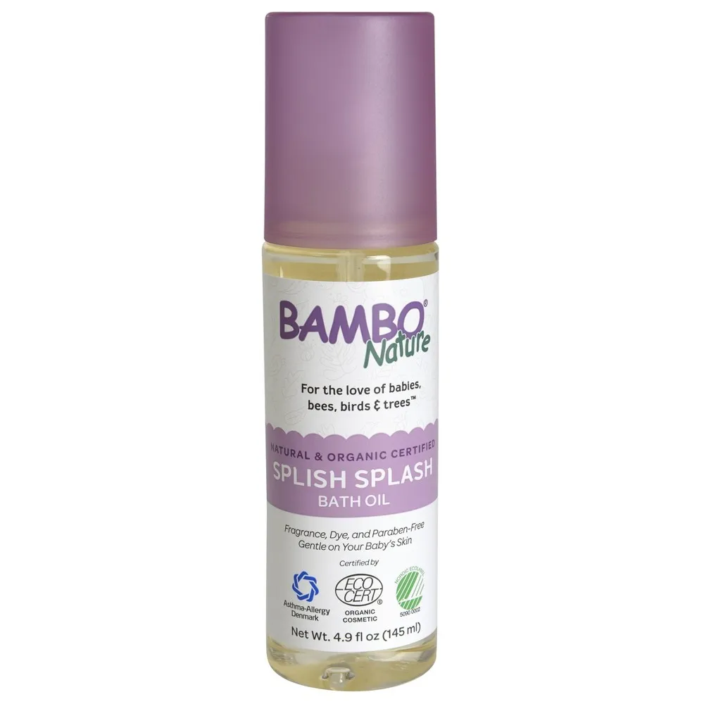 Bambo Nature Splish Splash Baby Oil - 4.9 fl oz | The Market Place