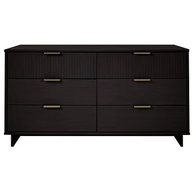 Granville Modern 6 Drawer Double Wide Dresser - Manhattan Comfort