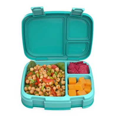 Bentgo Fresh Leakproof Versatile 4 Compartment Bento-Style Lunch Box with Removable Divider