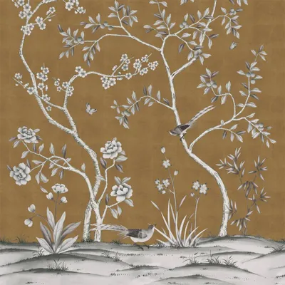 Tempaper & Co. Chinoiserie Garden Removable Peel and Stick Vinyl Wall Mural