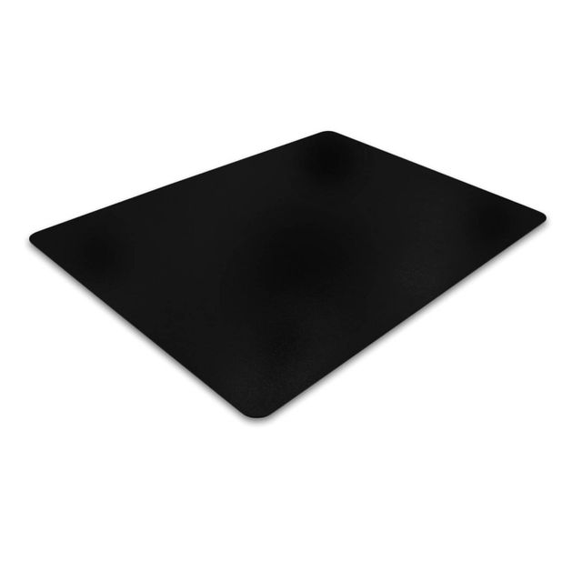 Vinyl Chair Mat for Hard Floors Rectangular Black - Floortex: Mat