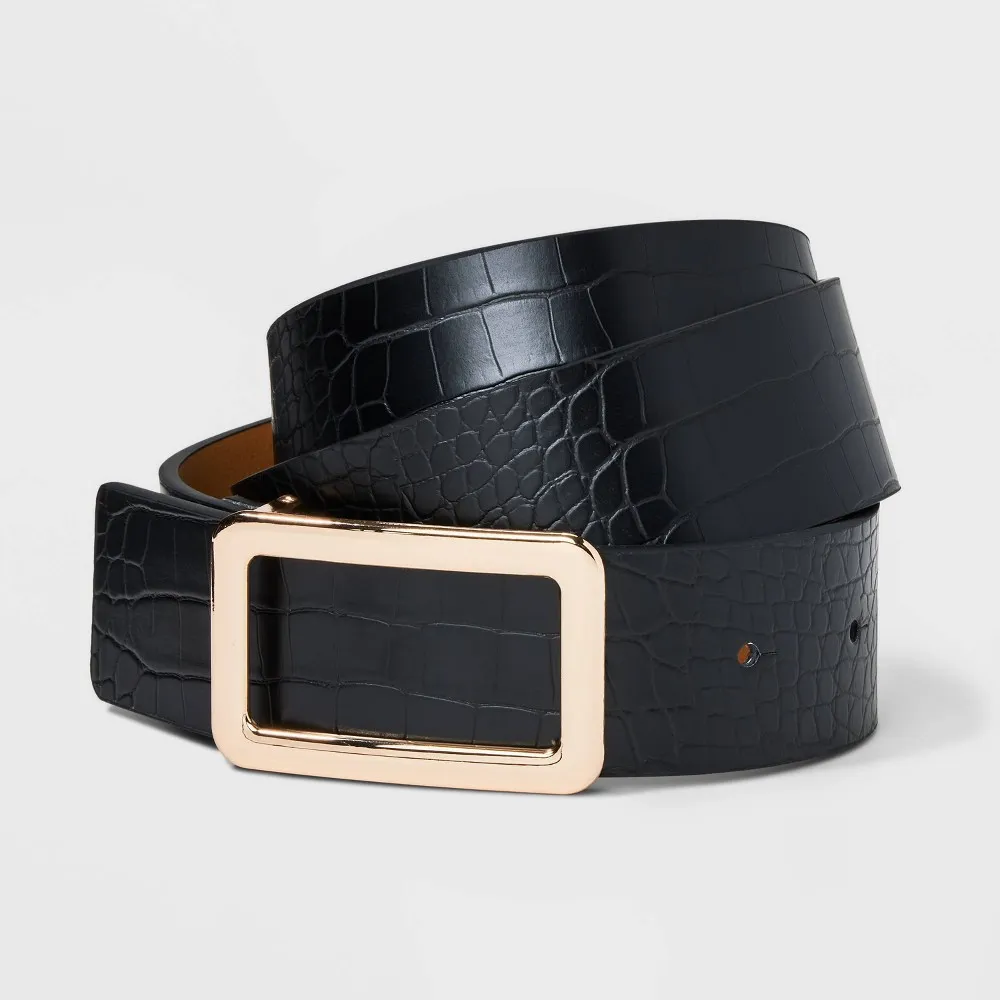 Women Square Buckle Belt