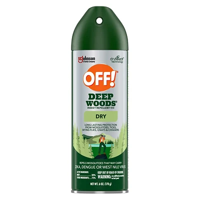 OFF! Deep Woods Dry Aerosol Bug Spray - 6oz