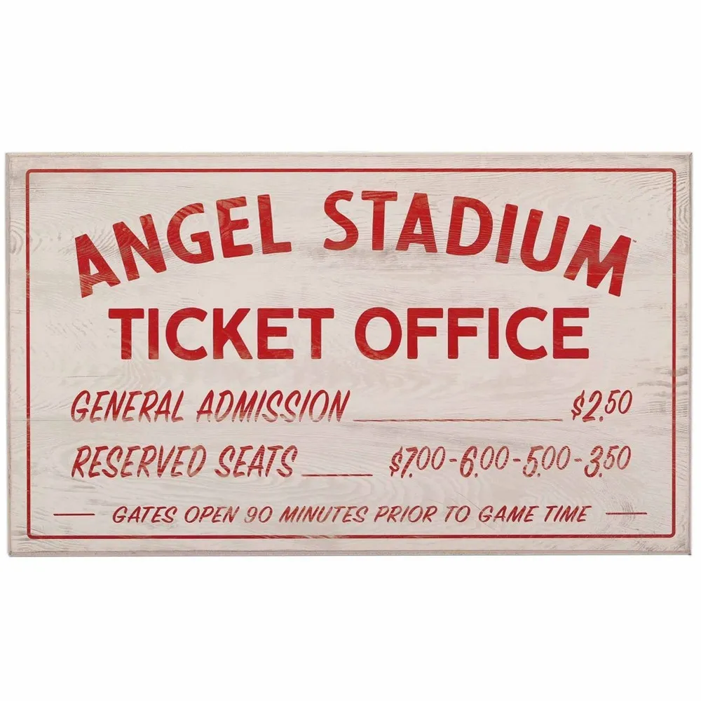 MLB Los Angeles Angels Baseball Sign Panel