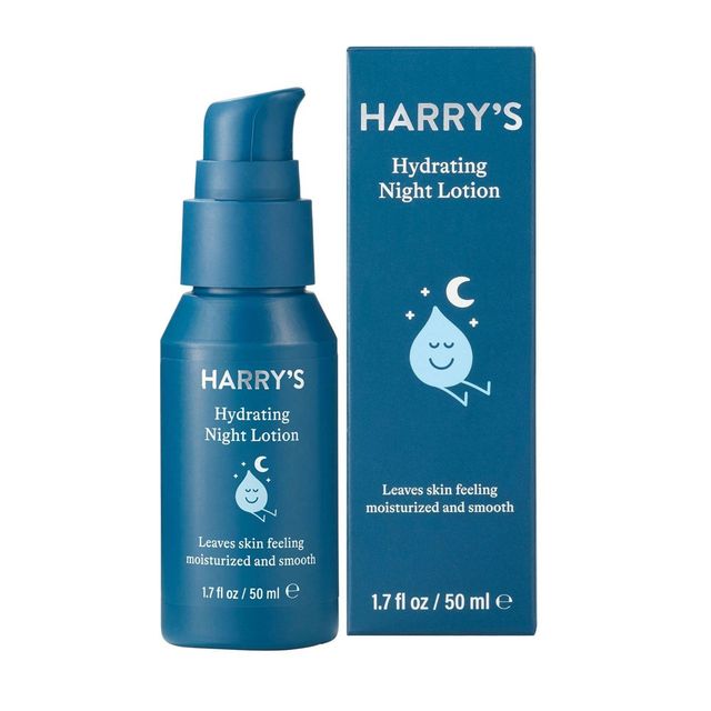 Harrys Hydrating Night Lotion for Men with Chamomile and Palo Santo - 1.7 fl oz