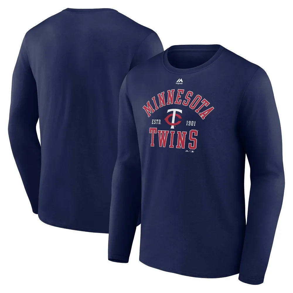 MLB Milwaukee Brewers Men's Long Sleeve Core T-Shirt - S