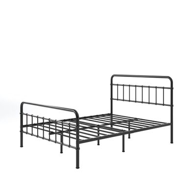 Full 42 Florence Metal Platform Bed Frame Black - Zinus: Steel Support, No Box Spring Needed