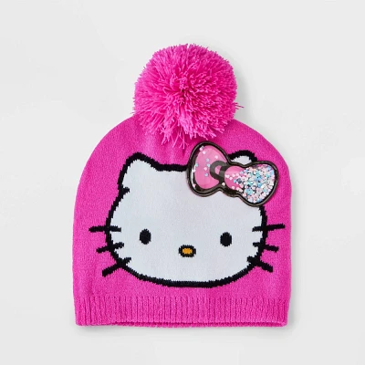 Girls Hello Kitty Pom Beanie