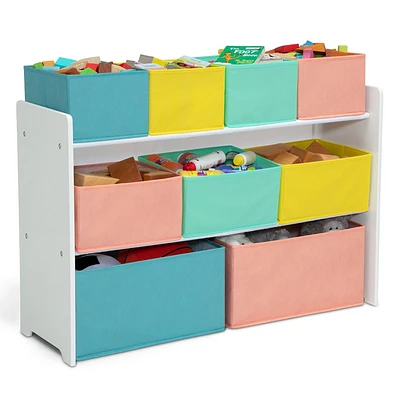 Delta Children Deluxe Multi-Bin Toy Organizer with Storage Bins