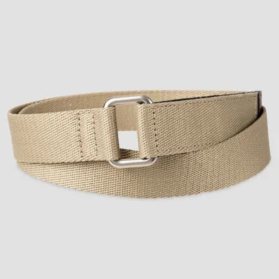 Mens Adaptive D-Ring Belt with Hook and Loop Adjustment