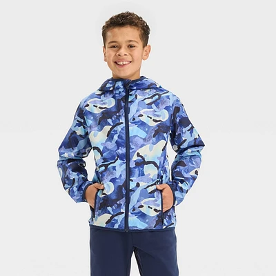 Boys Abstract Windbreaker Jacket