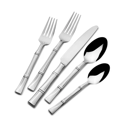 Gourmet Basics by Mikasa 20pc Bamboo Flatware Set