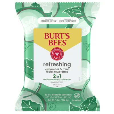 Burts Bees Facial Cleansing Towelettes  - 30ct