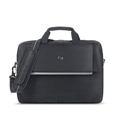 Solo New York Chrysler 17.3 Laptop Briefcase - Black