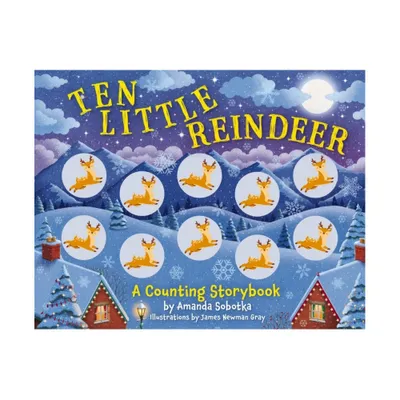 Ten Little Reindeer - (Magical Counting Storybooks) by Amanda Sobotka (Board Book)