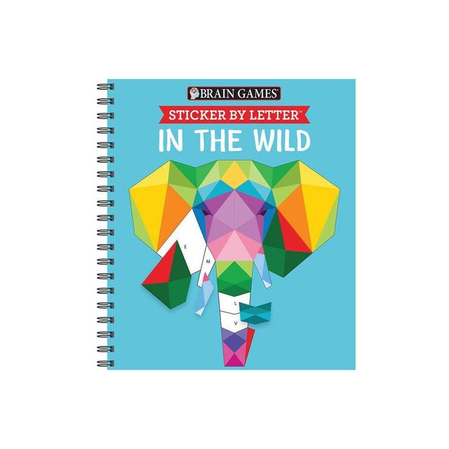 Sticker Puzzles in the Wild - (Spiral_bound) (Spiral Bound)