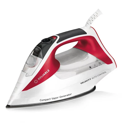 Reliable Corporation Velocity 270IR Auto Control Steam Iron: 1800W, Anodized Aluminum Soleplate, Digital Display, 300ml Tank