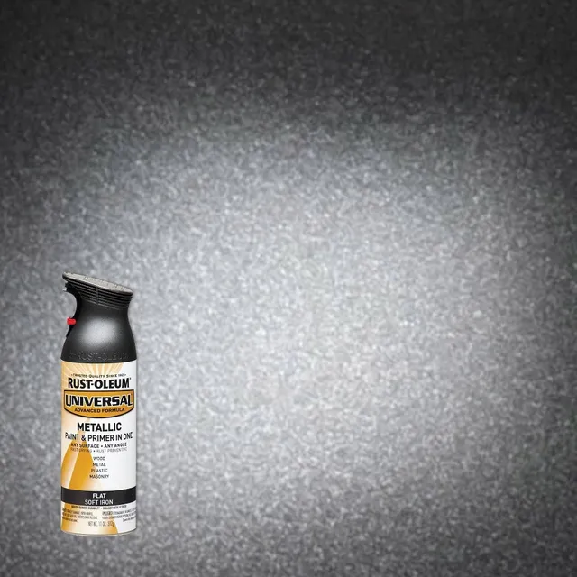 Rust-Oleum 11oz Universal Metallic Titanium Spray Paint Silver