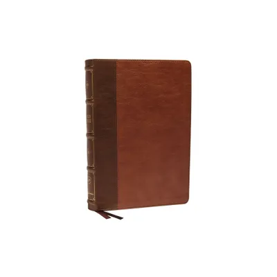 KJV Holy Bible: Large Print Verse-By-Verse with Cross References, Brown Leathersoft, Comfort Print: King James Version (MacLaren Series)