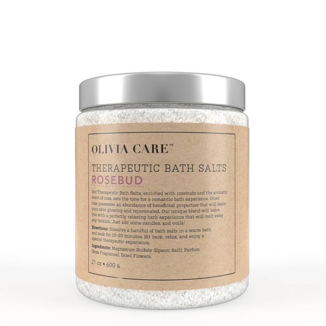 Olivia Care Bath Salts - Rosebud - 21oz