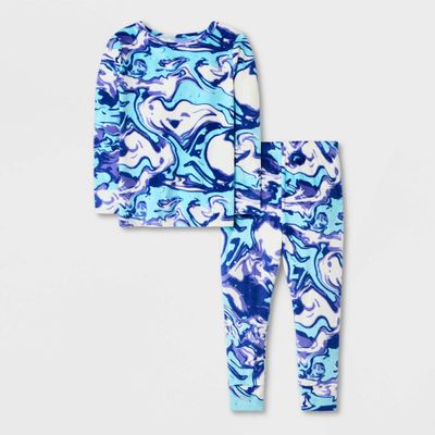 Toddler Boys 2pc Tie-Dye Pajama Set