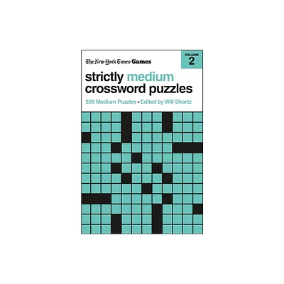 New York Times Games Strictly Medium Crossword Puzzles Volume 2 - (Paperback)