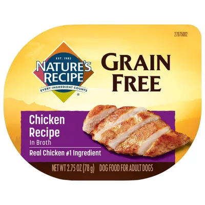 Natures Recipe Grain Free Chicken in Wholesome Broth Wet Dog Food - 2.75oz