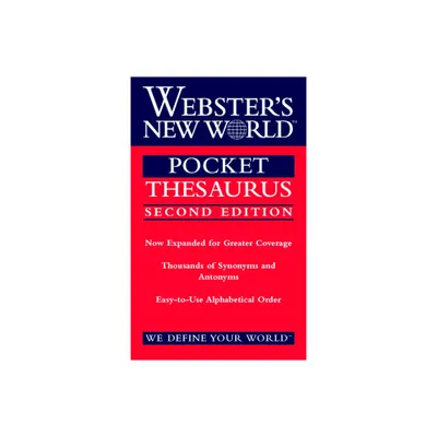 Websters New World Pocket Thesaurus, Second Edition - by Charlton Laird (Paperback)