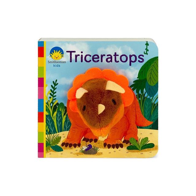 Smithsonian Kids Triceratops - by Jaye Garnett (Board Book)