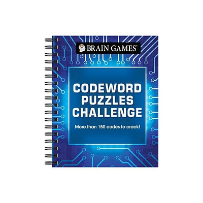 Brain Games - Codeword Puzzles Challenge - by Publications International Ltd & Brain Games (Spiral Bound)