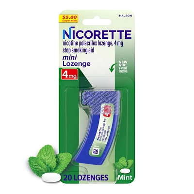 Nicorette 4mg Stop Smoking Aid Nicotine Mini Lozenge - Mint