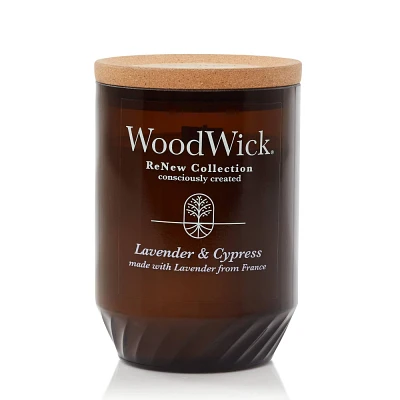 WoodWick 13oz Lavender and Cypress ReNew Candle