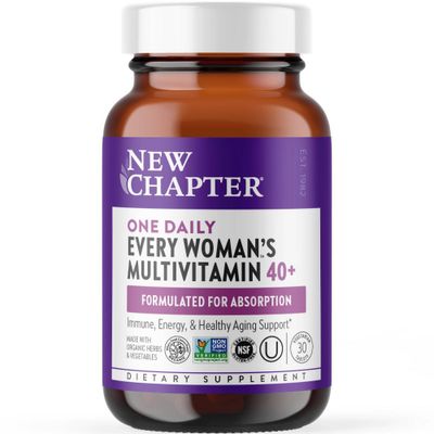 New Chapter Womens Multivitamin 40+ for Energy, Healthy Aging + Immune Support - 30ct