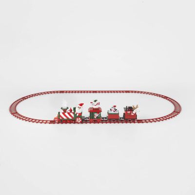 Animated Christmas Train and Track Set