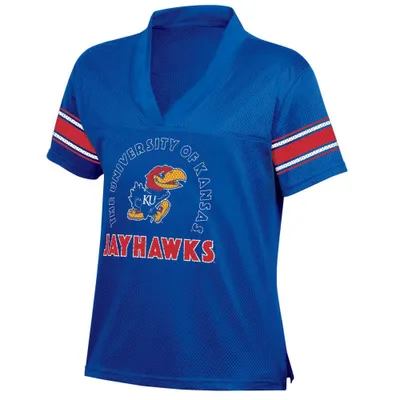 NCAA Kansas Jayhawks Womens Mesh Jersey T-Shirt