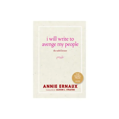 I Will Write to Avenge My People - by Annie Ernaux (Paperback)