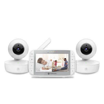 Motorola Nursery VM36XL-2 Non-Wi-Fi Video Baby Monitor with Portable Camera